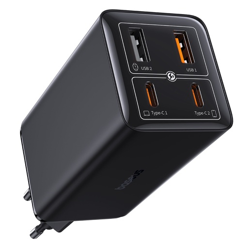 [172155] Baseus GaN6 Pro 100W EU Inkl. Ladekabel 1m Schwarz