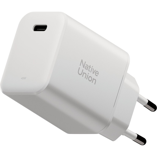 [174675] Native Union 45W USB-C PD Fast GaN Wall Charger White