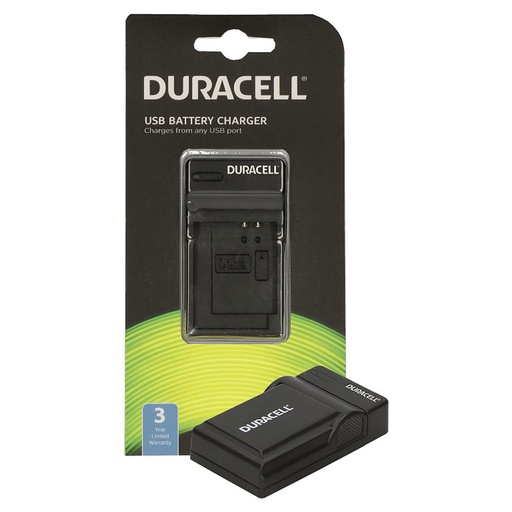 [393444] Duracell Charger with USB Cable for DRNEL14/EN-EL14