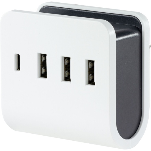 [612054] REV USB Charger 3x USB-A 1x USB-C