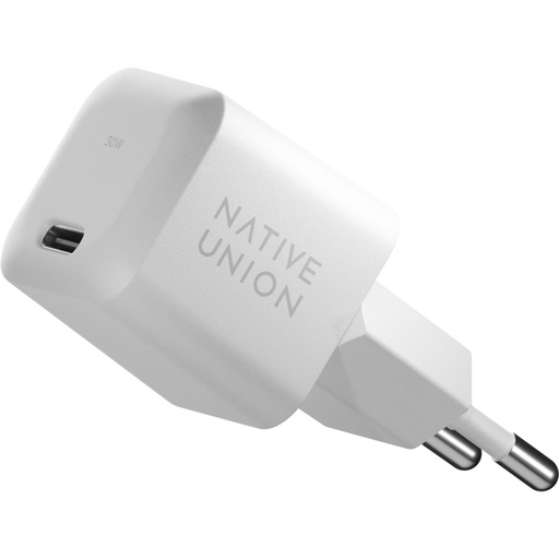 [821151] Native Union 30W USB-C Fast GaN PD Wall Charger White