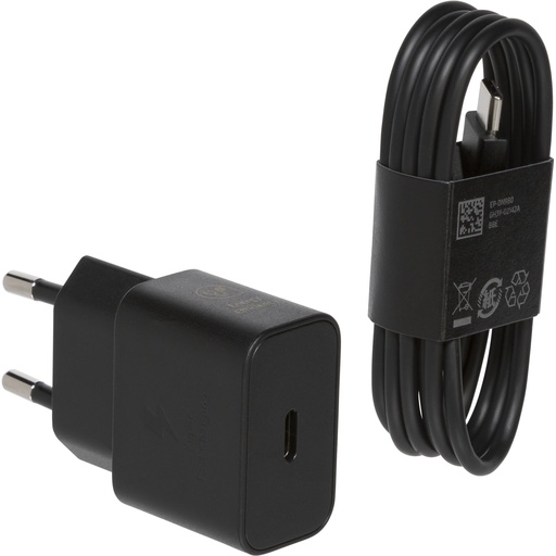 [828879] Samsung USB-C Charger 25W incl. USB-C Cable black
