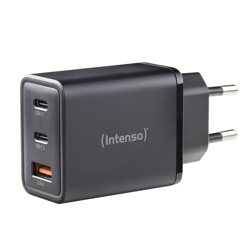 [843474] Intenso Power Adapter W65ACC GaN 2x USB-C 1x USB-A 65W    schwarz