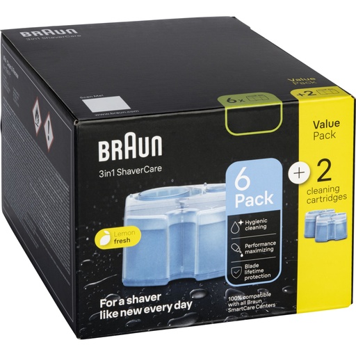 [114006] Braun CCR 6+2 Refill Cartridges Promotion pack