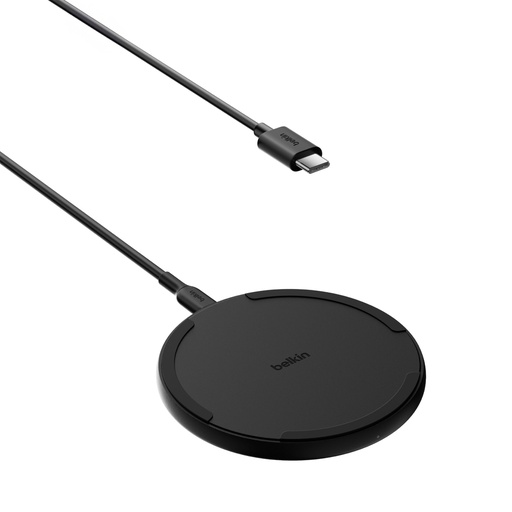 [166170] Belkin BOOST Charge Char.Pad 15W USB-C w/o AC Adpt bl.WIA012hqBK
