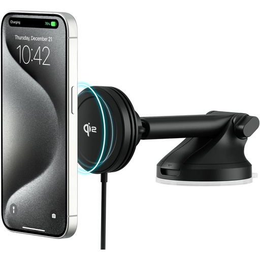 [168907] iOttie Velox Qi2 Wireless MagSafe Dash + Windshield Mount