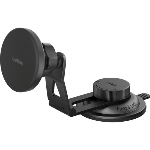 [220826] Belkin Magn.kabelloses Kfz-Lade- gerät Qi2 m.Halterung WIC013hqBK