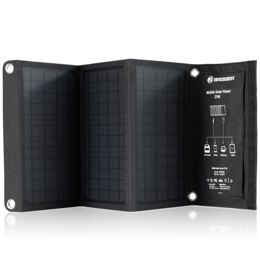 [167640] Bresser Mobile Solar Panel  21W with USB