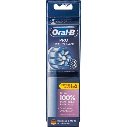 [807802] Oral-B Toothbrush heads Pro Sensitive Clean 6 pcs.
