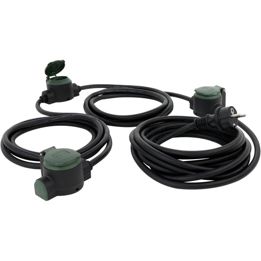 [503659] REV extension Suprafelx IP 44 black/green