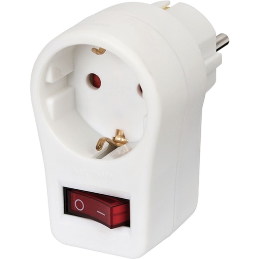 [530147] Brennenstuhl Socket with ON/OFF switch white