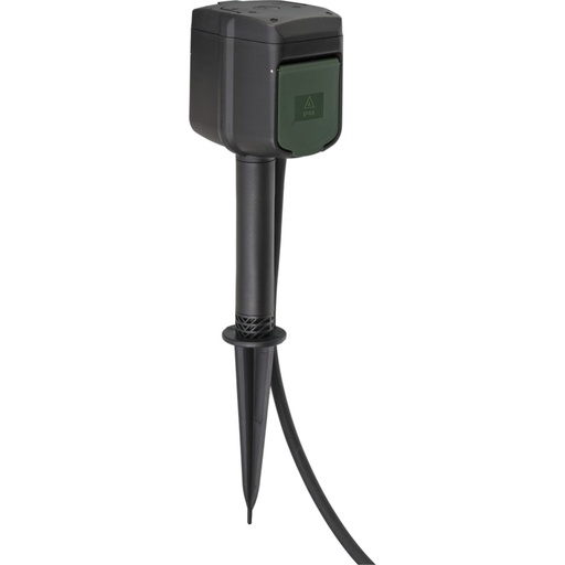 [673913] Brennenstuhl WiFi Outdoor Socket 2-way IP44 with Ground Spike