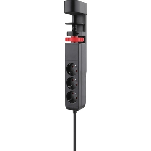 [104262] REV Power Strip 3-fold for table mounting with USB 0015728512