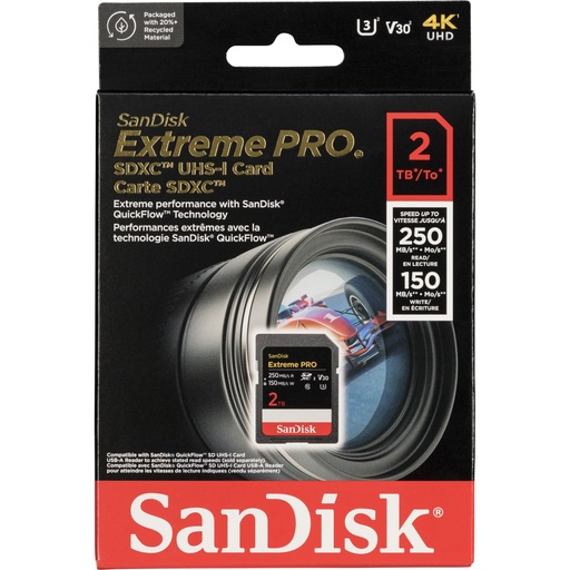 [126263] SanDisk Extreme Pro SDXC     2TB UHS-I C10 U3 V30
