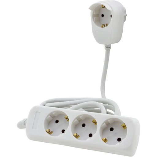 [504835] REV Multiple Socket Outlet 3+1-fold 2m white Powersplit