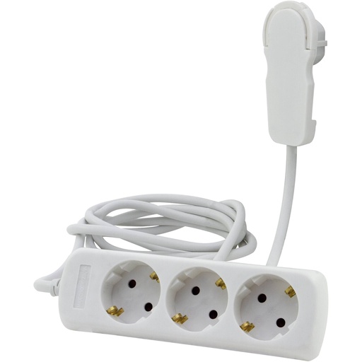 [504856] REV Multiple Socket Outlet 3-fold 2m white