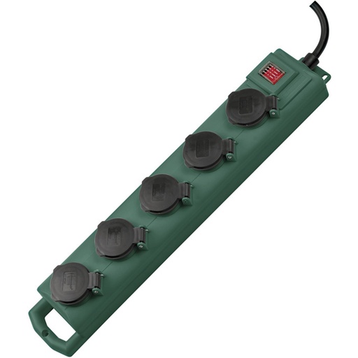 [644779] Brennenstuhl SuperSolid SL-554 Garden Extension Socket 5m 5fold