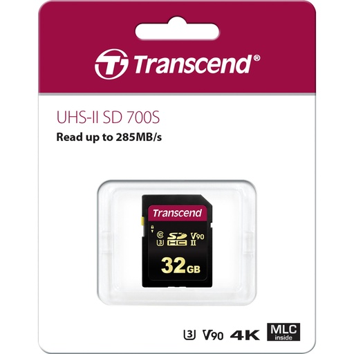 [397665] Transcend SDHC 700S         32GB Class 10 UHS-II U3 V90
