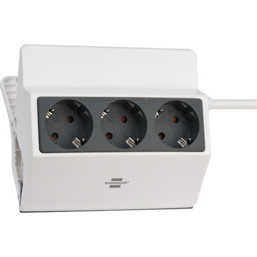 [673822] Brennenstuhl Clampable Extension Socket 3-Way 3m