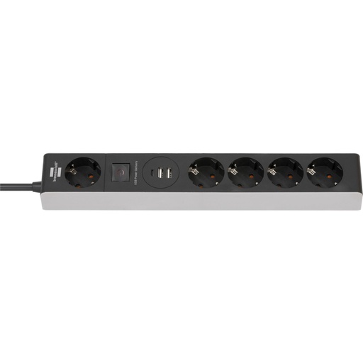 [724733] Brennenstuhl Extension Lead 5-fold 1,5m USB Power Delivery