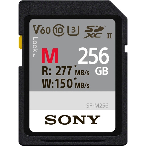 [481364] Sony SDXC M series         256GB UHS-II Class 10 U3 V60