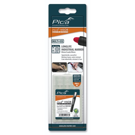 [798961] Pica VISOR permanent replacement refills white / SB