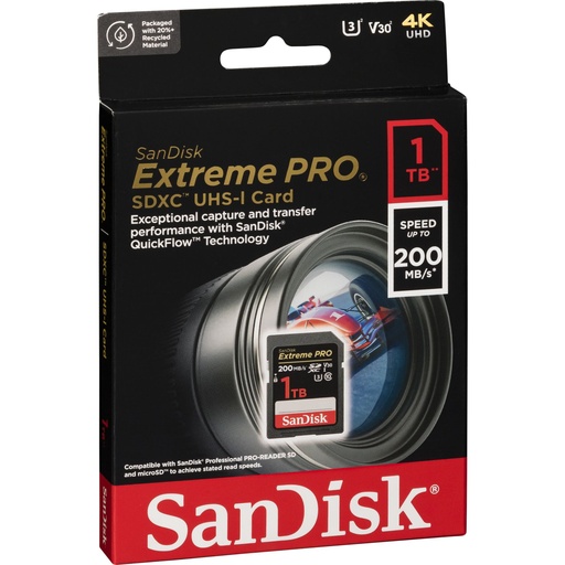 [732790] SanDisk Extreme Pro SDXC     1TB UHS-I C10 U3 V30