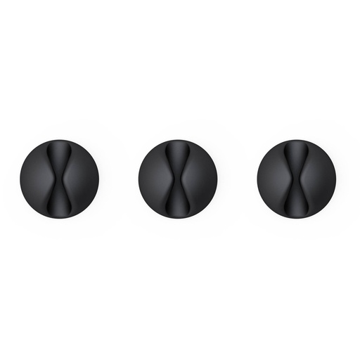 [758443] Bluelounge CableDrop 6 pcs. Pack, black