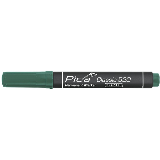 [799024] Pica Permanent Marker 1-4mm, Round Tip, green