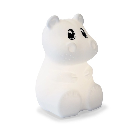 [881064] Kidywolf Nightlight Hippo with colour change 15cm