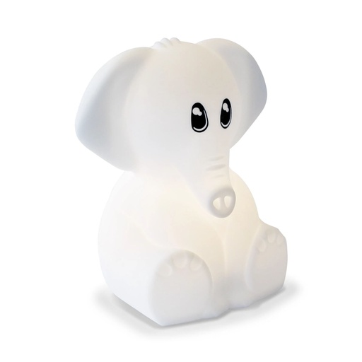 [881071] Kidywolf Nightlight Elephant with colour change 15cm