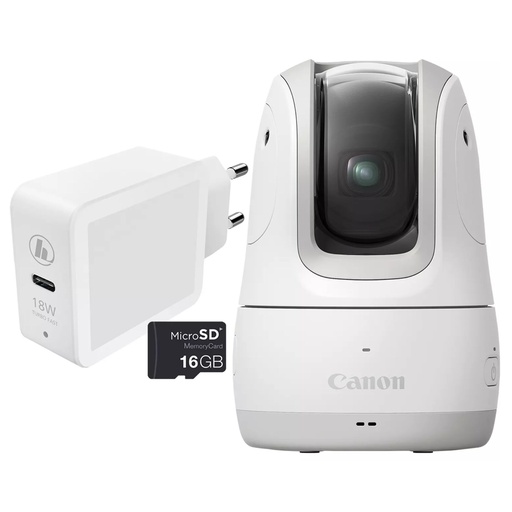 [768518] Canon PowerShot PX Essential Kit white
