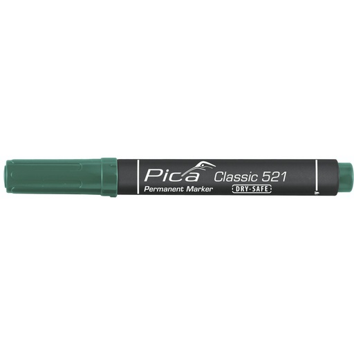 [799080] Pica Permanentmarker 2-6mm, Wedge Tip, green
