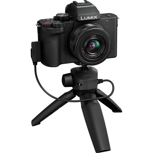 [853645] Panasonic Lumix DC-G100D black + H-FS 12-32 + DMW-SHGR2