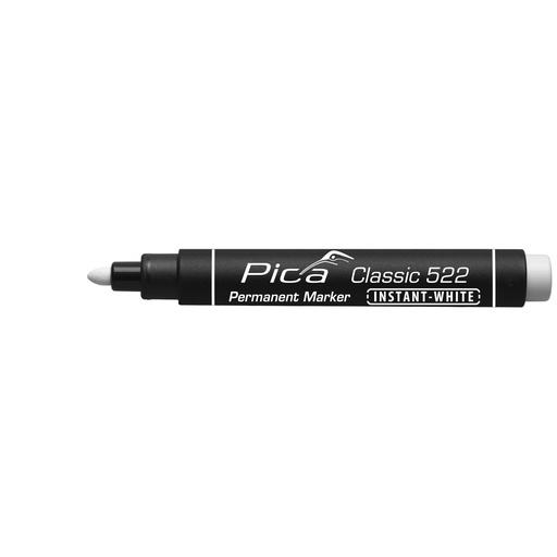 [799164] Pica Permanent Marker INSTANT white, Bullet Tip,  1-4mm