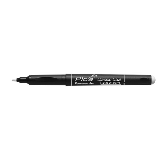 [799178] Pica Permanent Marker INSTANT white, Bullet Tip,  1-2mm