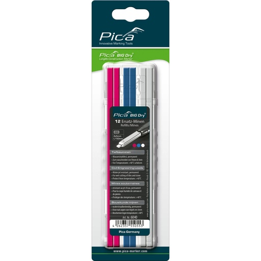 [877788] Pica BIG DRY Refills Civil Engineering assorted - SB