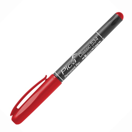 [877872] Pica Permanent-Pen  M , 1,0mm red