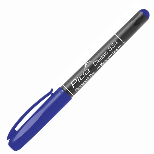 [877879] Pica Permanent-Pen  M , 1,0mm blue
