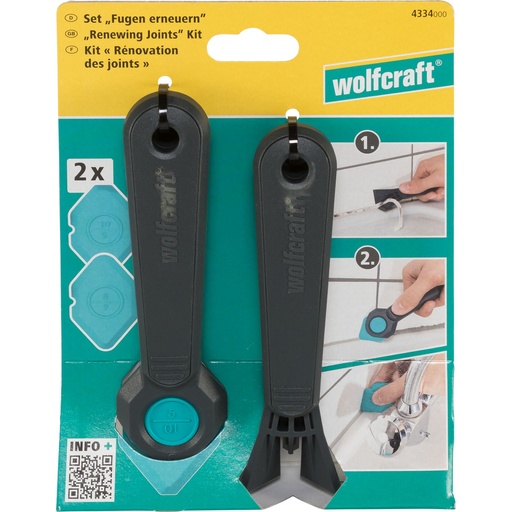 [169579] Wolfcraft Fugen-Erneuerungs-Set 4334000