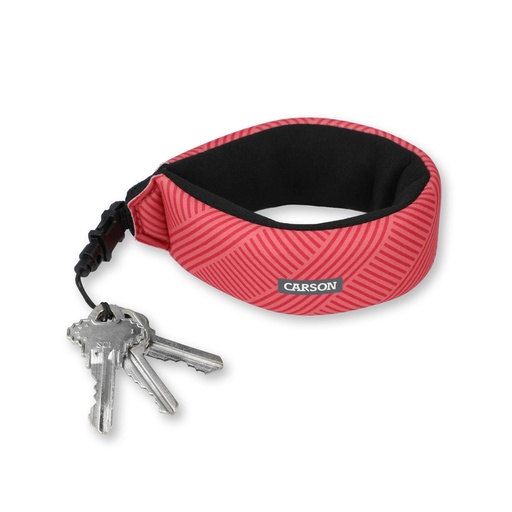 [180156] Carson floating wrist strap crimson
