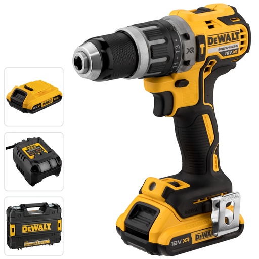 [464235] DeWalt DCD796D2-QW Cordless Combi Drill 18V