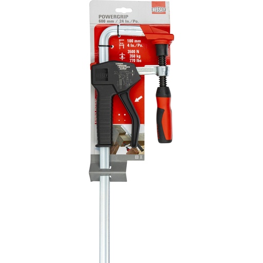 [672926] BESSEY One-handed Clamp EHZ-2K 600/100