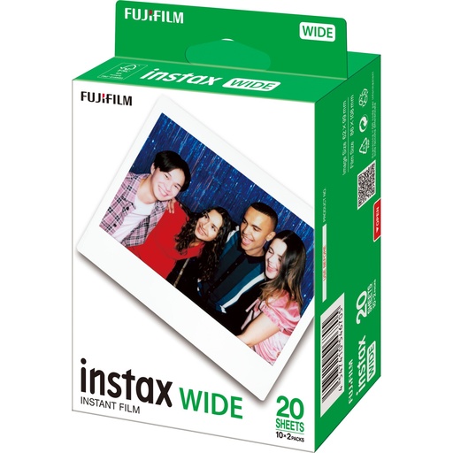 [132542] 1x2 Fujifilm Instax wide Film glossy NEW