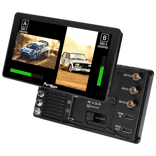 [862227] Portkeys BM7 II DS 7 Inch Wireless Camera Control Monitor