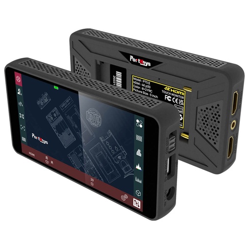[862262] Portkeys PT5 II 5 Inch 4K HDMI Touchscreen Monitor