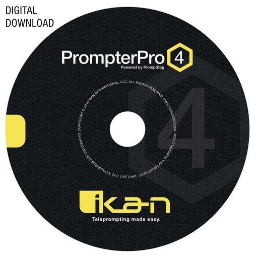 [710810] Ikan PrompterPro 4 Software for PC & Mac
