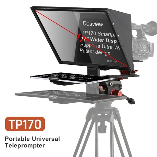 [877452] Desview TP170 Teleprompter