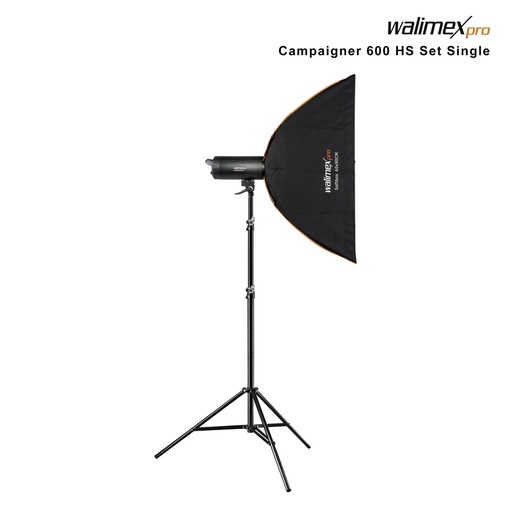 [811694] Walimex Pro Campaigner 600 HS Set Single