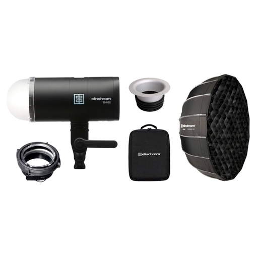 [898151] Elinchrom THREE Off Camera Flash Portrait Kit